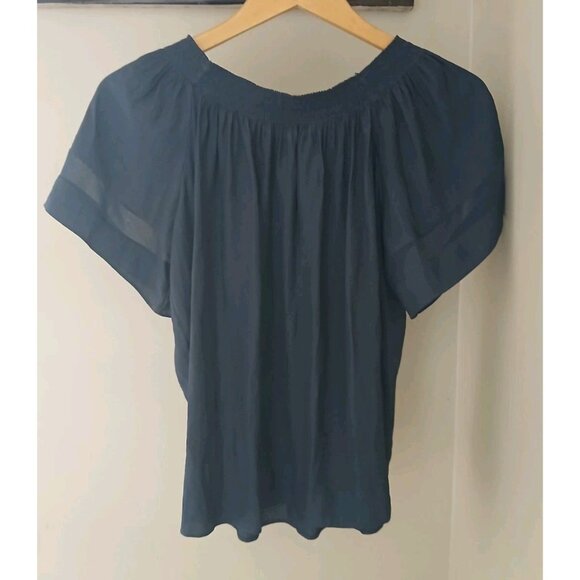 Ramy Brook Smocked Off-the-Shoulder Blouse - Picture 6 of 10